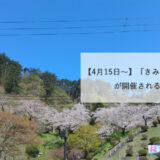 【4月15日〜】きみまち阪桜まつりが開催されるみたい！