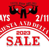 【2月11日・12日】SIESTA&DELTA 「合同セール」が開催されるみたい！